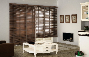 Abachi Wood Venetian Blinds